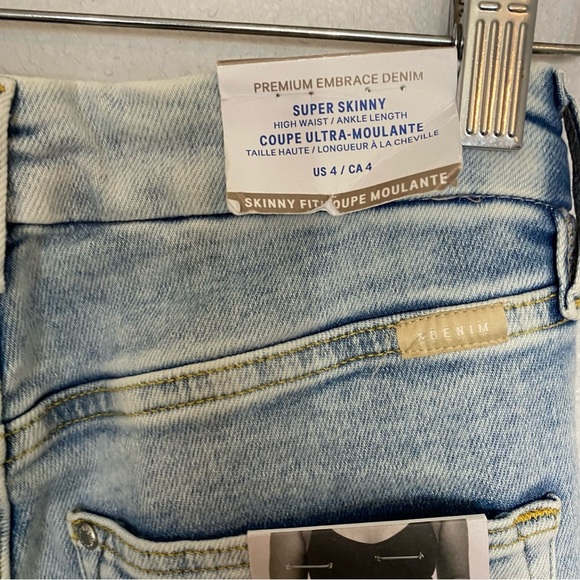 NWT H&M Super Skinny High Waist/Ankle Length Coupe Ultra-Moulante Denim - Picture 7 of 12